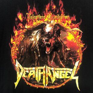 2010 Death Angel Tour T-shirt 2X Tee Thrash Metal Relentless Retribution Rare PP